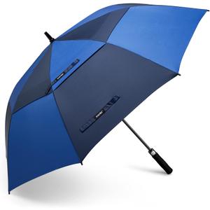 G4Free 47/54/62/68/72 Inch Automatic Open Golf Umbrella Oversize Extra Large Double Canopy Vented Windproof Waterproof Stick Umbrellas