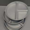 Elk and Friends Stainless Steel Divided Plates with Silicone Sleeve for Babies & Toddlers | Lids Included | Stay Put Suction | Dinner & Snack Plates | 4 Pack