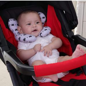 Baby Travel Pillow - Infant Head and Neck Support Pillow Baby Neck Pillow for Car Seat,Pushchair(Grey)