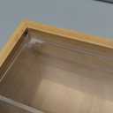 3"x5" Wood Index Card Holder with Dividers Bamboo Index Card Organizer Box Index Card Storage Case Card Catalog Box 4 Compartments for 300 Cards File Note Flash Card Holders 5.9"W x 10"D x 4"H