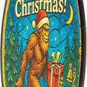 2 x Funny Christmas Ornaments - Bigfoot Gift - Big Foot Sasquatch Gift - Sasquatch Gifts - Bigfoot Ornament - Christmas Ornaments 2025 - White Elephant Gifts - Xmas Tree Funny Decoration (B2)