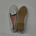 HEAWISH Women's Floral Ballet Flats for Women Black Beige Slip On Flowers PU Leather Round Toe Dress Shoes 8