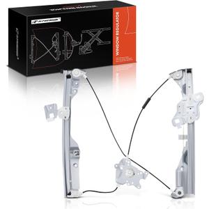 A-Premium Power Window Regulator Front Driver Side, Without Motor | Compatible with Infiniti G35 2003 2004 2005 2006 2007, Coupe Only, Replace# 80721AM803