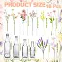 8 Sets Artificial Wildflowers Table Centerpiece with Vases Spring Summer Colorful Wildflower Centerpieces Silk Flower Arrangement for Wedding Baby Shower Table Centerpieces Party Decoration