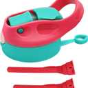 12oz Replacement Lid with 2 Straw for Kid Tumbler,2 PACK Leak-Proof and Spill-Proof Straw Lids for ZONEGRACE Mocaru,BPA Free,2.67IN (Rose, 1 Pack)