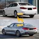 KHK G30 Trunk Spoiler, Carbon Fiber Pattern Car Rear Trunk Tail Spoiler,M5 Style Rear Wing Spoiler Fits for 2017-2023 BMW 5-Series G30 520i 530i 540i / F90 M5 Sedan