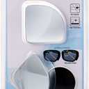 2 x Verivue 2.5-Inch Fan-Shaped Blind Spot Mirrors for Cars, Universal Fit, HD Convex Wide Angle, Stick-On Frameless Side Mirror Blindspot, Adjustable Design Blind Spot Mirrors 2-Pack