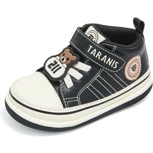 TARANIS Toddler Shoes Soft Rubber Sole First Walking Shoes Baby Breathable Sneakers