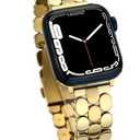 14K Light Gold Bands Compatible with Apple Watch 40mm 41mm 42mm 38mm 44mm 45mm 46mm 49mm for Women, Compatible with Apple Watch Series 11,10,Se,9,8,7, 6,SE,5,4,3,2,1 for iWatch Bands 14k Light Gold