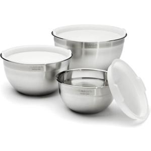 Cuisinart Mixing Bowl Set, Stainless Steel, 3-Piece, CTG-00-SMB