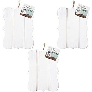 ArtSkills Blank Wooden Signs for Crafts, Whitewashed Wood Plaques, Crafts & DIY Projects, 1-Pack