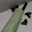 Soft Mesh Elevated Pet Bed for Large Medium Dogs Outdoor Resting Cot with Water-Resistant, Air-Permeable, Cooling and Anti-Skid Portable Dog Bed, Up to 80 lbs, 33.3" L x 25.2" W x 6.9" H, Green