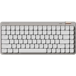 Flow Lite 84 Keys Low Profile Mechanical Keyboard, 75% Swappable Rechargeable Wireless Keyboard with 2.4G Receiver, Bluetooth and Wired Connection for Windows, Mac/ Specter Linear Switches (Marble)