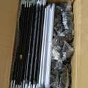 HOMIDEC Shoe Rack, 8 Tier Shoe Storage Cabinet 32 Pair Plastic Shoe Shelves Organizer for Closet Hallway Bedroom Entryway (Black)