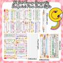 12 Set Christmas Funny Sarcastic Ballpoint Pens Bulk Gifts with 12 Sarcastic Flower Sayings Pens and 12 Cards 12 Opp Bags for Lab Week Gifts Teacher Office Supplies for Women Men Black Ink