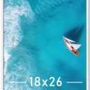 White 18x26 Picture Frame Lightweight yet Durable Frame Wall Hanging