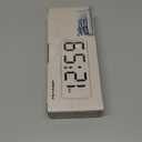 Peakeep Small Digital Alarm Clock Plug in for Bedrooms Bedside, Tiny Electric Clock Large Big Numbers Display with Battery Backup for Desk Table, 6 Dimmers, 5 Adjustable Alarm Volumes (Blue)