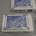 5 x 50 Matchbooks, White, for Wedding Birthday Wholesale, Made in America (1 Pack of 50)