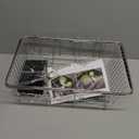 JASIWAY Dish Drying Rack in Sink, Expandable Stainless Steel Dish Drainers for Kitchen Counter, Dish Dryer Rack for Inside Sink, Over The Sink Dish Racks with Utensil Holder, Silver