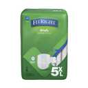 FitRight Bariatric Incontinence Briefs Unisex Overnight Absorbency 5XL 90in-106in 32Ct