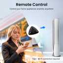 Broadlink RM MAX Smart Home Hub, Wi-Fi & BLE Universal Remote for IR/RF Devices, Compatible with Alexa & Google Home, Easy Setup, RF Hub for TV, AC, Blinds