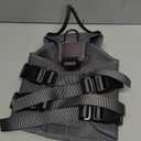 ICEFANG GN3 Tactical Dog Harness with 6X Buckle,Dog Molle Vest with Handle,3/4 Body Coverage,Hook and Loop Panel for ID Patch,No Pulling Front Clip (XS (17"-23" Girth), Wolf Gray)