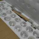 Modern Gold Chandelier Rectangle Pendant Light Sputnik Chandeliers Hanging Light Fixture 16-Light