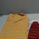 ZhuPolly Dog Shirts for Medium Dogs Boy Girl 2 Pack Stretchy Lightweight Spring Calm Puppy Clothes Breathable Tshirts Orange and Red Size 3XL