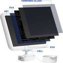 SUNLONG Solar Lights Outdoor Waterproof Motion Lights Separate Solar Panel 16.4 Ft Wires Multi Modes Optional Sensor Light for Courtyard Wall Garage Balcony Walkway (White)