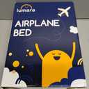 LUMARA Toddler Airplane Bed - Inflatable Airplane Bed for Toddlers, Plane Baby Mattress for Kids - Blow Up Air Mattress for Child Flight Sleep with Safety Belt, Innovative Valves, No Pump Needed