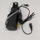 TARARIUM Aquarium Filter U-V for 20-75 Gallon, 200GPH Fish Tank Filter w/ 5W U-V Light Green Clean Machine Submersible Powerful Pump Internal Filter for Turtle Tank Saltwater Freshwater Crystal Clear (Black)