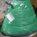 Soft Dog Cone Collar After Surgery: Foldable Long Comfortable Comfy Fabric Recovery Shame Elizabethan Stop Licking Dogs (Green, XL) 