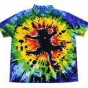 Men's Hawaiian Shirt Short Sleeve Button Down Tropical Shirts Casual Summer Beach Shirt, Size M