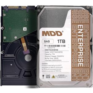 MDD MAXDIGITALDATA 1TB 7200RPM 128MB Cache SAS 6Gb/s 3.5inch Internal Enterprise Hard Drive (MD1TSAS12872E) - [ NOT a SATA HDD ]
