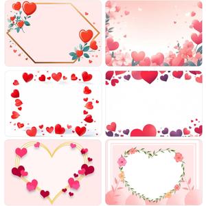 2 x Name Stickers for Gift Wrapping,3 x 2 Inches Self Adhesive Valentine's Tags Stickers to from Lable Tags Personalized Name Tags for Gift Happy Valentine's Day,180 Pcs