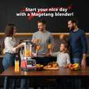 1800W Blender for Smoothies, Countertop Blenders for Kitchen with 70 Oz BPA-Free Pitcher and 20 oz To-Go Cup, 28000 RPM High-Speed Motor Blender for Ice Crushing, Frozen Drinks, Milkshakes (Red)