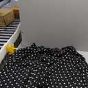 EVLTN Plus Size Pants Women Plus Polka Dot Belted Wide Leg Pants Plus Size Pants Women (Color : Black, Size : XX-Large)