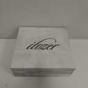 Knee High Boots for Women Chunky Heel Round Toe Leather Patent Boots Low Block Heel Tall Boots With Side Zipper (Size 8, Khaki)