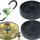 756-04129 Idler Pulley with 734-0973 Deck Wheel 954-04062 Belt Replaces 753-08171, 756-04129B, 756-04129C, 956-04129, 956-04129B, 956-04129C, 753-08068, 41434, 7340973