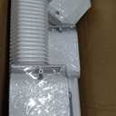 5'' 20 Ft Mini Split Line Cover Set, PVC & PP Line Set Cover for Mini Split AC, Line Hide for Central AC, White