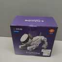 Remote Control Robot Dog Toys for Kids - Interactive Programmable RC Puppy with LED Eyes, Music & Dance, Touch & Bluetooth Speaker,USB Rechargeable Robotic Dog, Gifts for Boys & Girls Ages 3-12 (White)