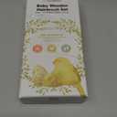 Baby Hair Brush Set for Newborns - Soft Goat Bristle Wooden Baby Brush and Comb Set Newborn Grooming Kit for Cradle Cap, Durable & Gentle, Boy, Girl Infant Essentials Care Kit (Regular, Frost)