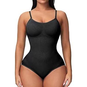 UniikStuff  Bodysuit for Women - Seamless Tummy Control Shapewear Sculpting Thong Sleeveless Women Body Shaper, Size: M