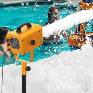 UPGREY Foam Machine for Parties, 3–5m Spray Cannon, Waterproof Foam Maker with Adjustable 4-Position Tripod Stand, Control Box & Pump for Birthday Parties