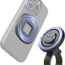 sincetop Bike/Motorcycle Magnetic Phone Mount Series Q [ Quad ] - Quick Release - Aluminum Bicycle Handlebar Phone Holder - Compatible with Electric Bike, Moto, Motobike and Scooters