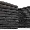 The Rag Company - All-Purpose Microfiber Terry Cleaning Towels - Commercial Grade, Highly Absorbent, Lint-Free, Streak-Free, Kitchens, Bathrooms, Offices, 300gsm, 10in x 10in, Grey (20-Pack)