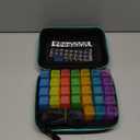 Monthly Pill Organizer 2 Times a Day, with Weekly Pill Bag, Portable Hard Shell, Pill Cutter, Plastic Opening Pick, Monthly & Weekly Stickers, Convenient Medication Management and Tracking