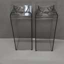 Bekith 2 Pack 64 Oz Large Milk Carton Water Bottle, Clear Plastic Milk Bottle with Cleaning Brush, Portable Leakproof Square Juice Bottle Reusable Milk Container for Outdoor Sports Travel Camping