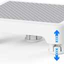 SPACELEAD Mobility Step Stool for Adults & Seniors, Indoor/Outdoor Portable Stair Assist, Anti-Slip Platform for Bathroom Kitchen, Office, and Bedroom, 600lbs Capacity, White Gray