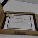 Americanflat 11x14 Diploma Frame with Shatter-Resistant Glass - Use as 8.5x11 Frame with Mat or Display 11x14 Documents Without Mat - Legacy Collection - Certificate Frames for Wall Display - Black